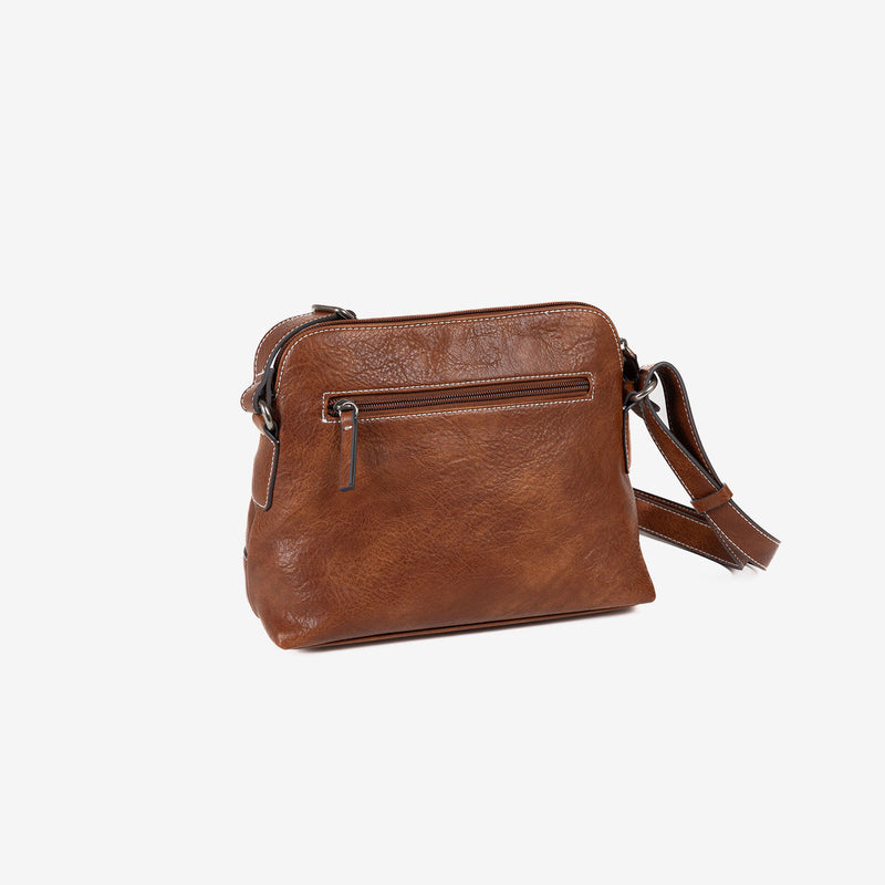 Classic shoulder bag, leather color