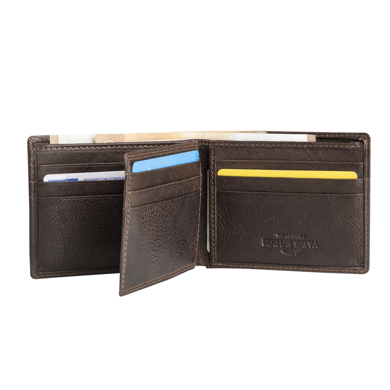 Billetero, Colección Billeteros piel Wash. 10,5x8 cm - Matties Bags