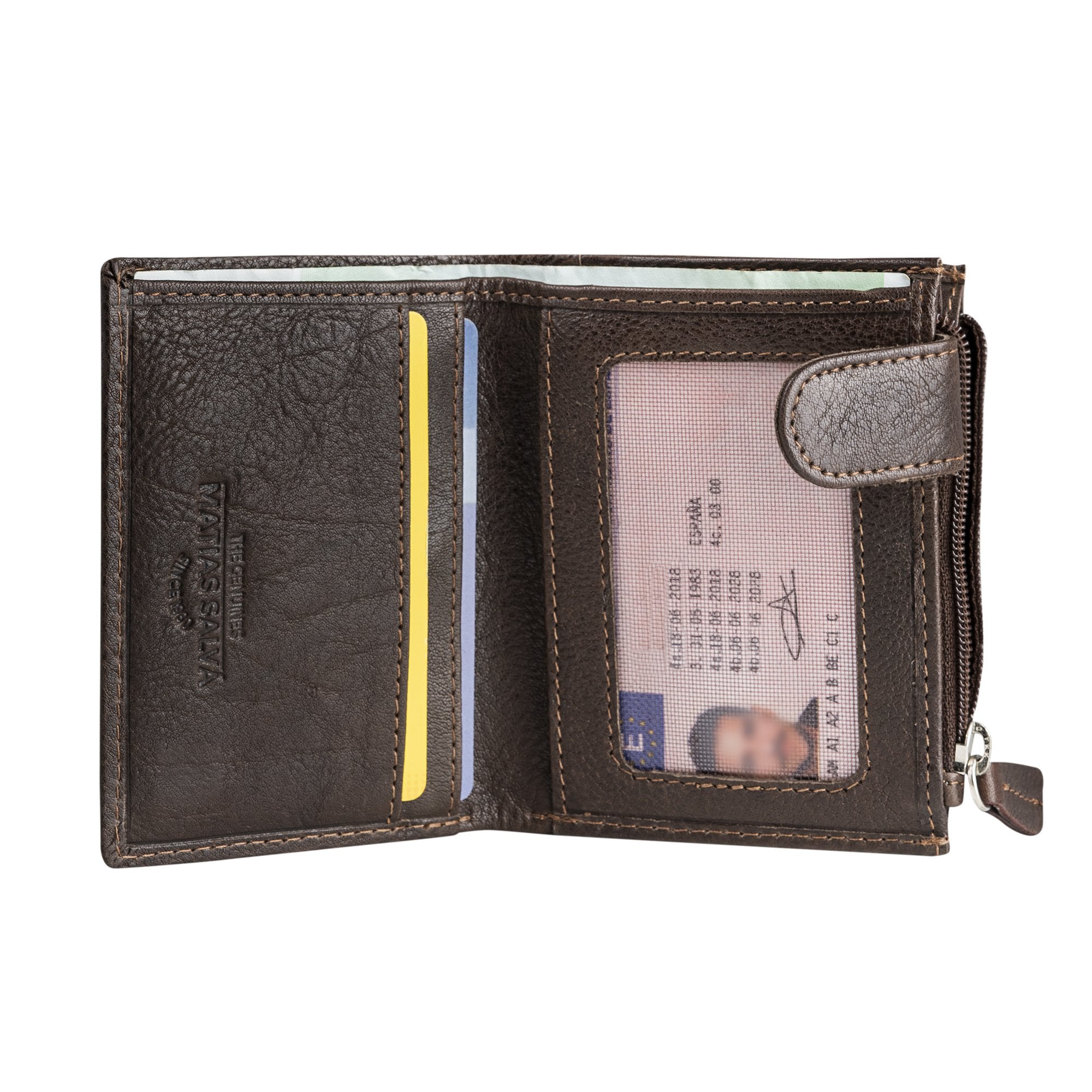 Billetero, Colección Billeteros piel Wash - Matties Bags