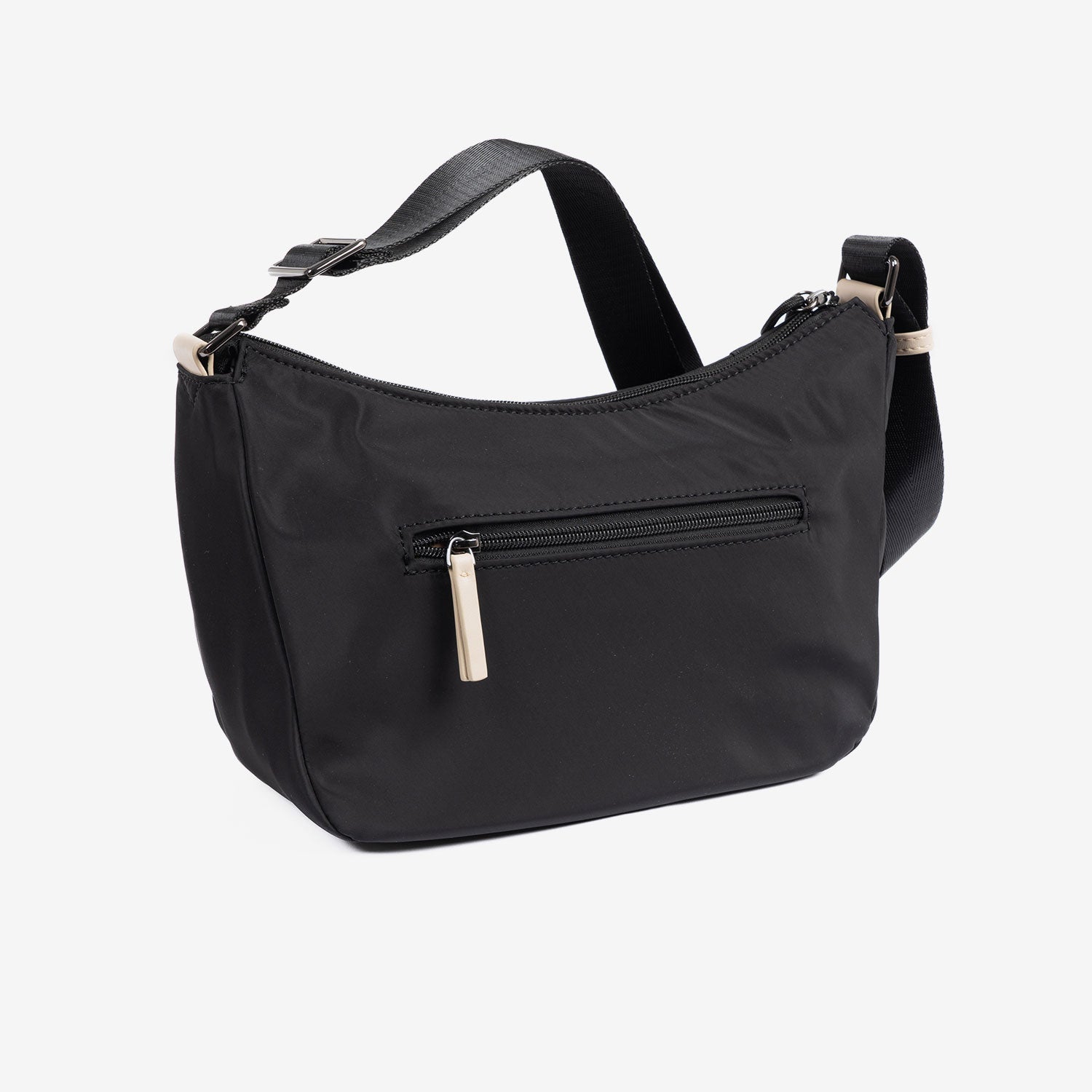 Bolso bandolera, color negro, Serie core. 25.5x20x12 cm - Matties Bags
