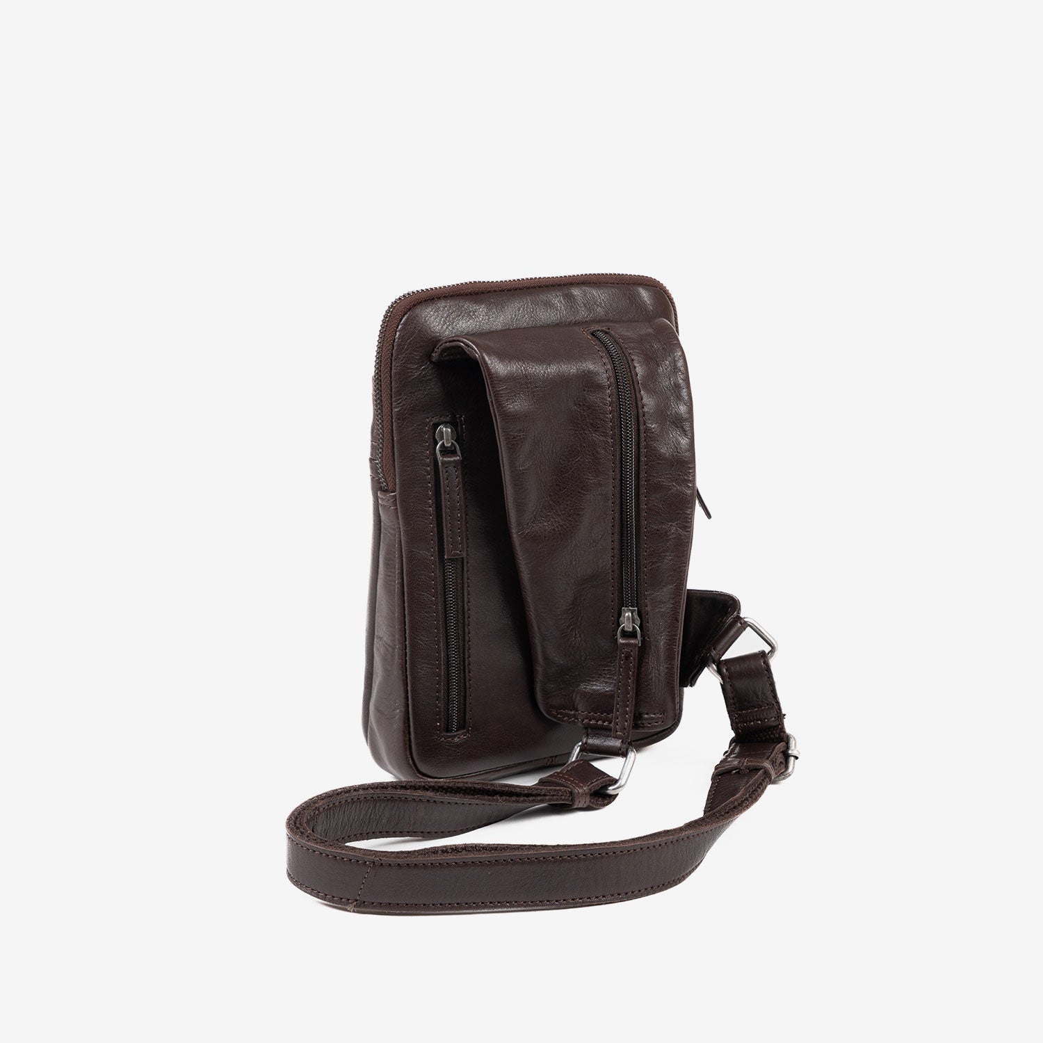 BOLSO BANDOLERA PARA HOMBRE, COLECCIÓN COW SILKY/LEATHER. 17x25 cm - Matties Bags