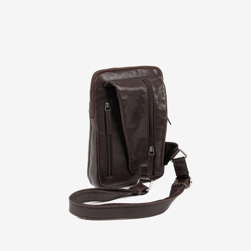 BOLSO BANDOLERA PARA HOMBRE, COLECCIÓN COW SILKY/LEATHER. 17x25 cm - Matties Bags