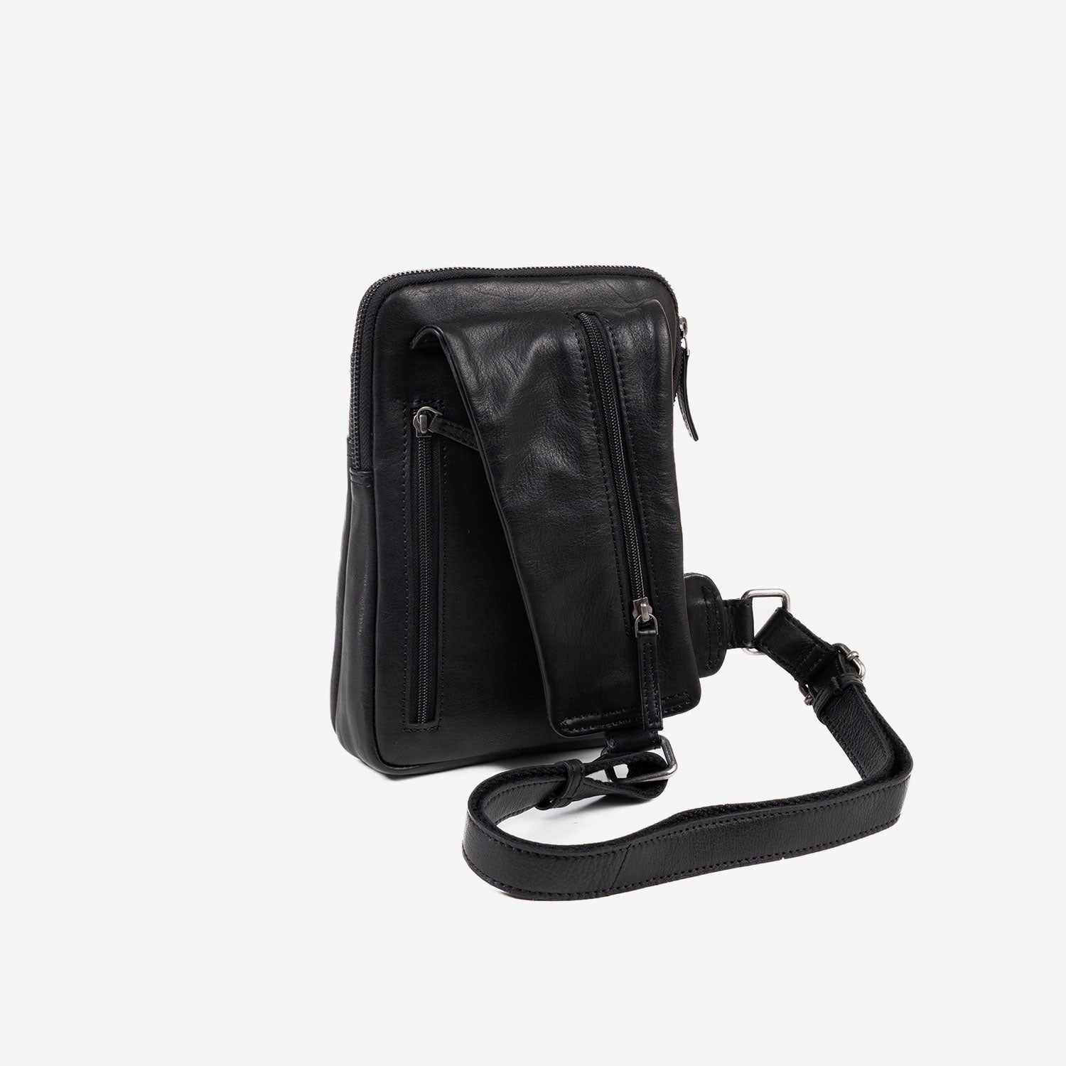 BOLSO BANDOLERA PARA HOMBRE, COLECCIÓN COW SILKY/LEATHER. 17x25 cm - Matties Bags