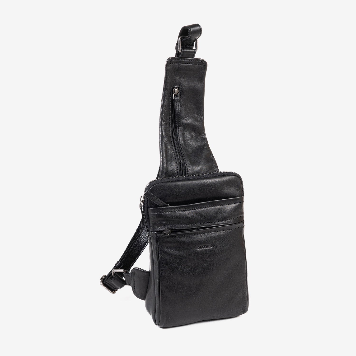 BOLSO BANDOLERA PARA HOMBRE, COLECCIÓN COW SILKY/LEATHER. 17x25 cm - Matties Bags