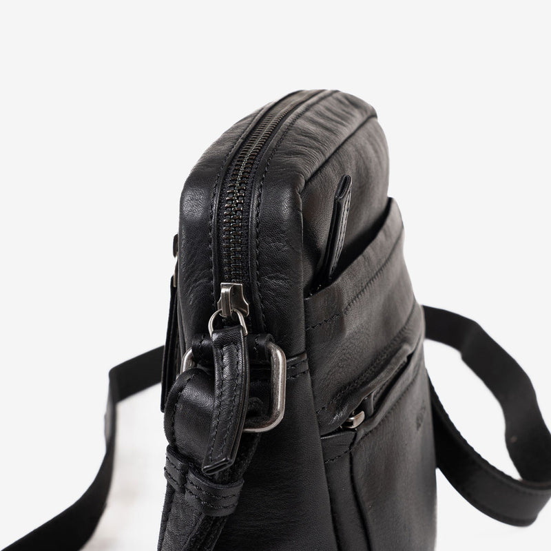 BOLSO BANDOLERA PARA HOMBRE, COLECCIÓN COW SILKY/LEATHER. 18x20 cm - Matties Bags