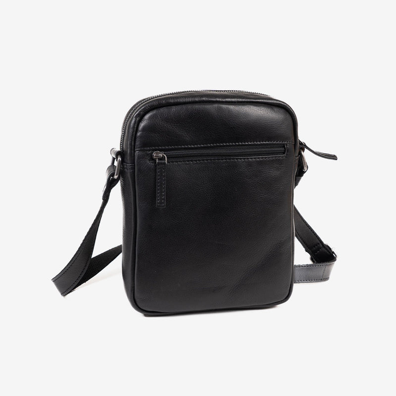 BOLSO BANDOLERA PARA HOMBRE, COLECCIÓN COW SILKY/LEATHER. 21x26.5x5.5 cm - Matties Bags