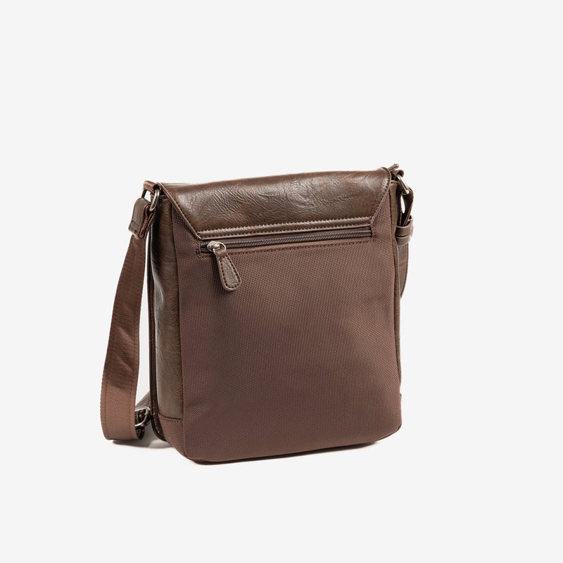 BOLSO BANDOLERA PARA HOMBRE, COLECCIÓN NYLON SPORT. 23.5x27x7.5 cm - Matties Bags