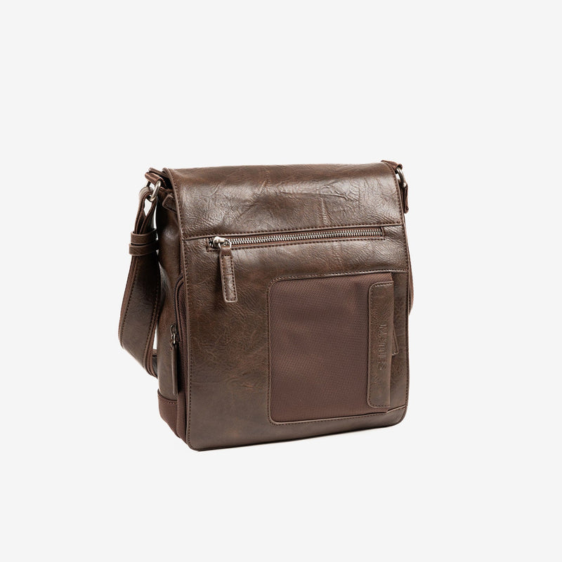 BOLSO BANDOLERA PARA HOMBRE, COLECCIÓN NYLON SPORT. 23.5x27x7.5 cm - Matties Bags