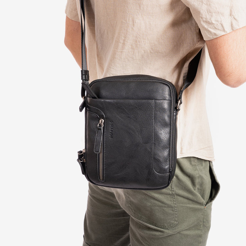 Bolso bandolera para hombre, Serie Juvenil. 19x24 cm - Matties Bags