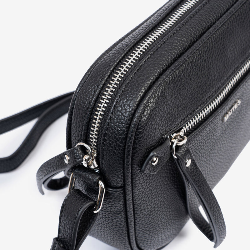 Bolso bandolera, Serie ebony. 22x15.5x06 cm - Matties Bags