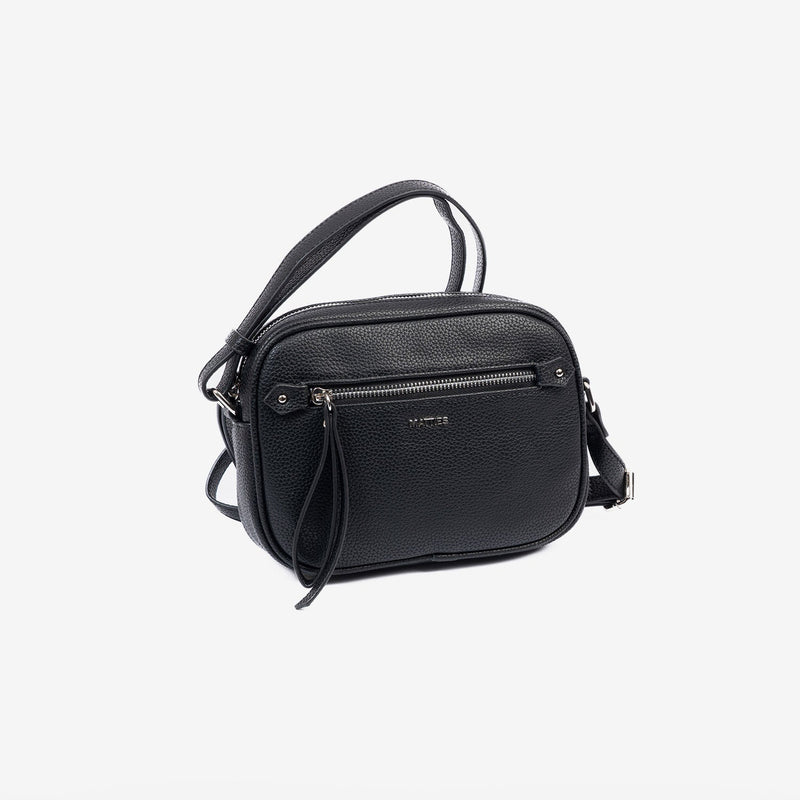 Bolso bandolera, Serie ebony. 22x15.5x06 cm - Matties Bags