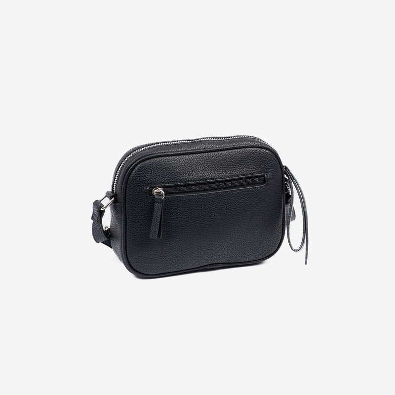 Bolso bandolera, Serie ebony. 22x15.5x06 cm - Matties Bags