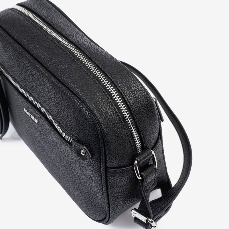 Bolso bandolera, Serie ebony. 24x17.5x09 cm - Matties Bags