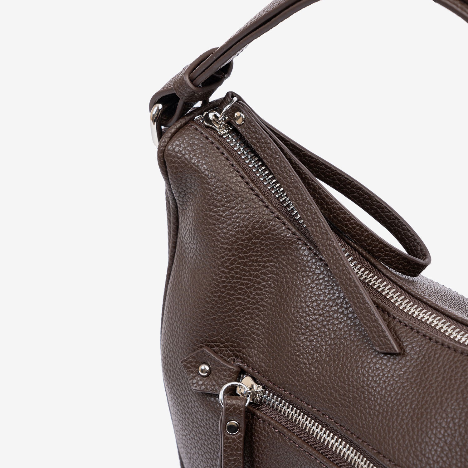 Bolso bandolera, Serie ebony. 30x23.5x11 cm - Matties Bags