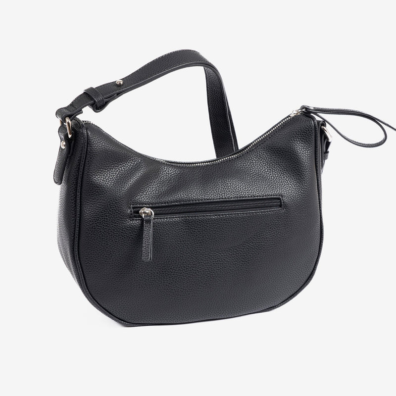 Bolso bandolera, Serie ebony. 30x23.5x11 cm - Matties Bags
