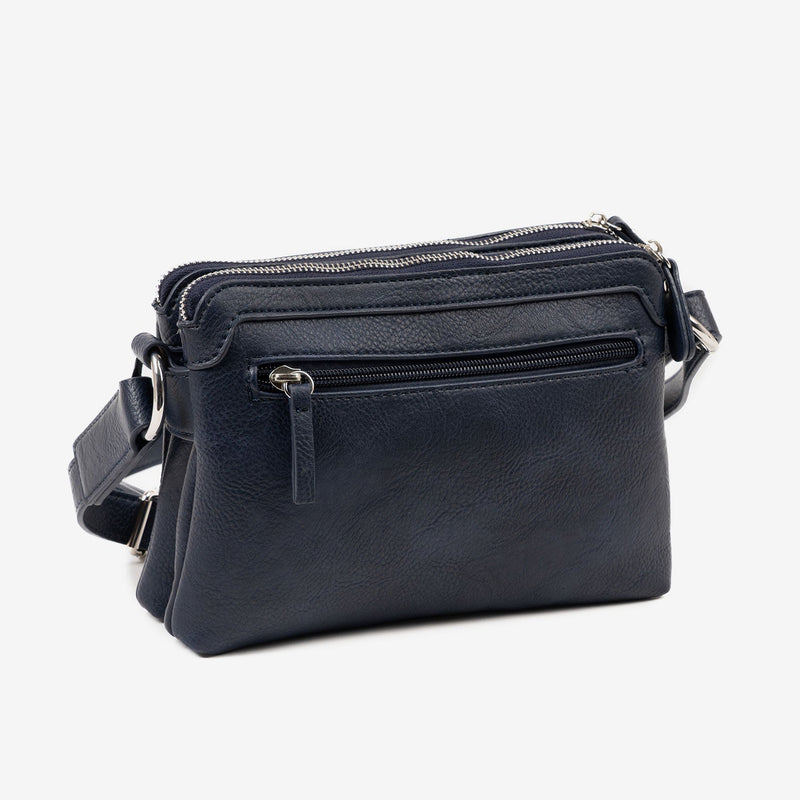 BOLSO DE MUJER, COLOR AZUL - V, SERIE NEW CLASSIC. 24x16x07 CM - Matties Bags
