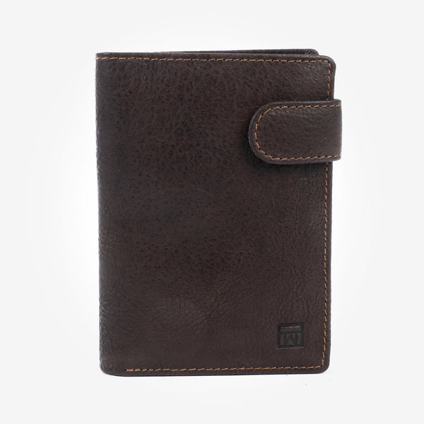 Brown leather wallet, Collection Wash Leather