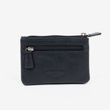 Leather wallet, black color, Caribu Leather Collection