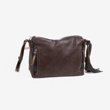 Shoulder bag, brown, Andratx Series. 26.5x19x11cm
