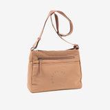 Shoulder bag for women, nude color, Deia Series. 30x22x9.5cm