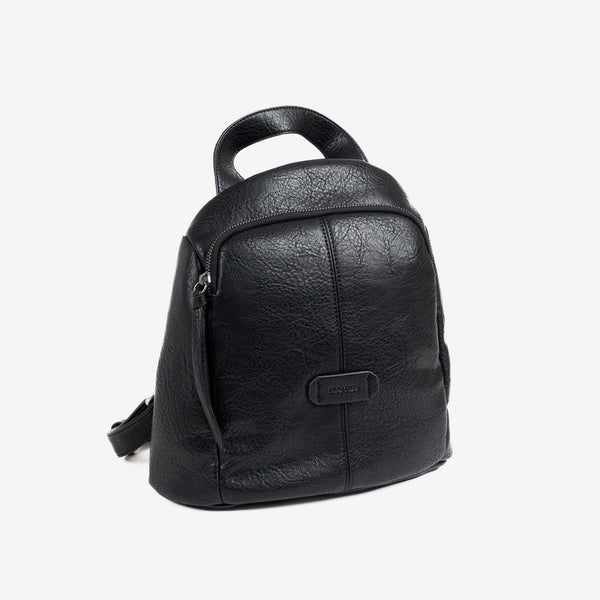 Anti-theft backpack, black colour, Collection Mochilas. 28x27x13 cm