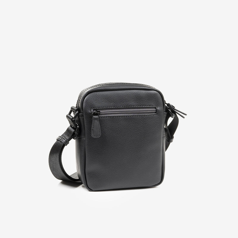Bandolera para hombre, color negro. 16x20 cm - Matties Bags
