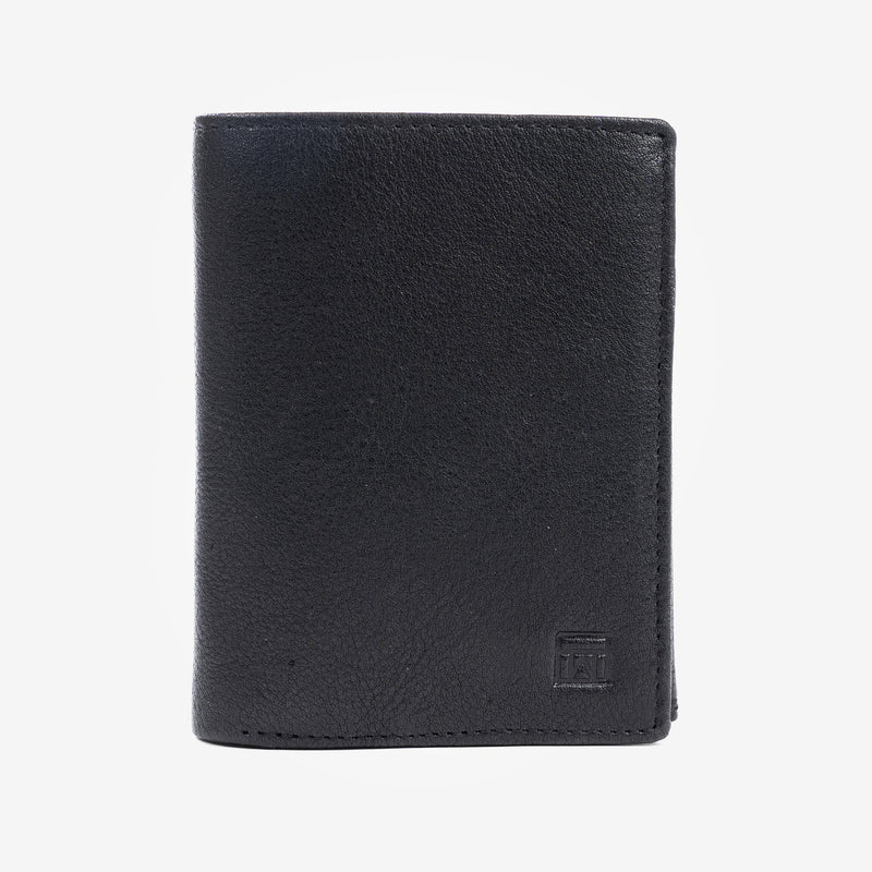 Billetero negro, Colección Billeteros piel Wash - Matties Bags