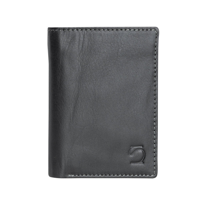 Billetero piel negro, Colección Exotic Leather - Matties Bags