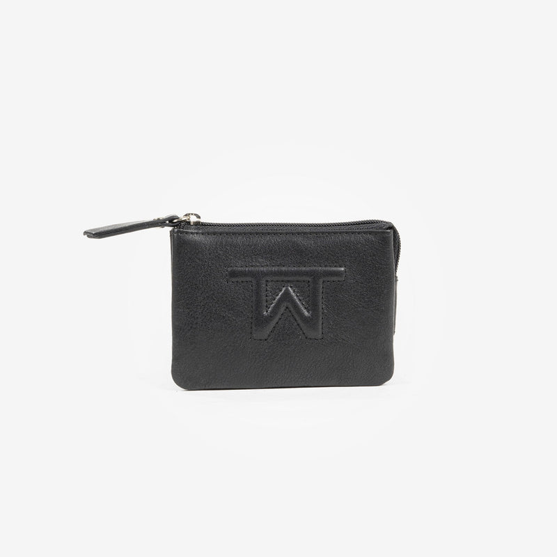 Monedero piel negro, Colección Princes Padde - Matties Bags