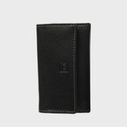 Black leather keychain, Exotic Leather Collection