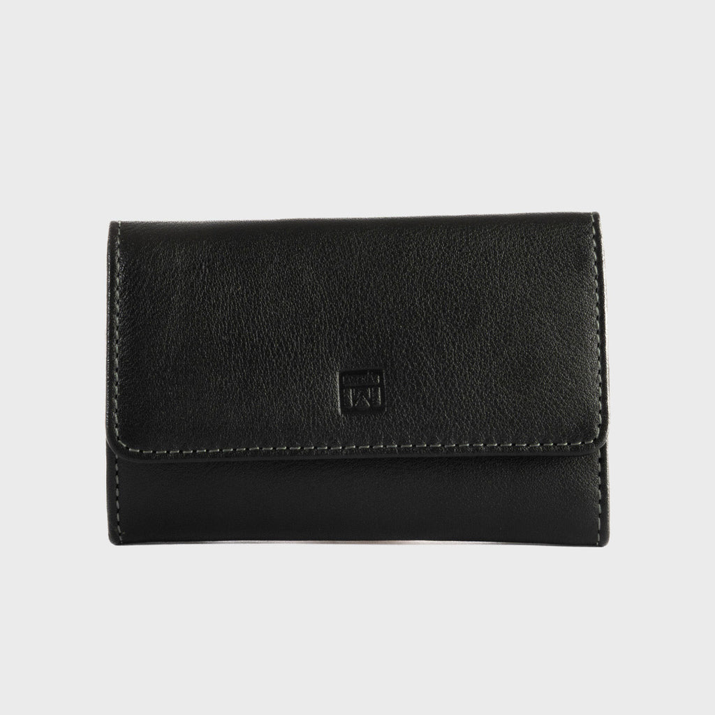 Llavero piel negro, Colección Exotic Leather