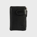Monedero piel negro, Colección Exotic Leather