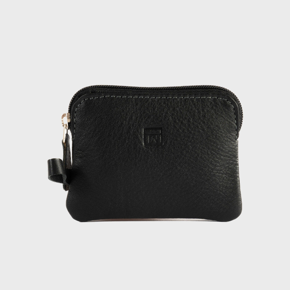 Monedero piel negro, Colección Exotic Leather