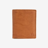 Billetero en piel natural para hombre, Serie ANTIC-NAPPA/LEATHER. DIMENSIONES: 9x11 cm