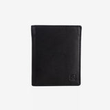 Billetero en piel natural para hombre, Serie ANTIC-NAPPA/LEATHER. DIMENSIONES: 9x11 cm