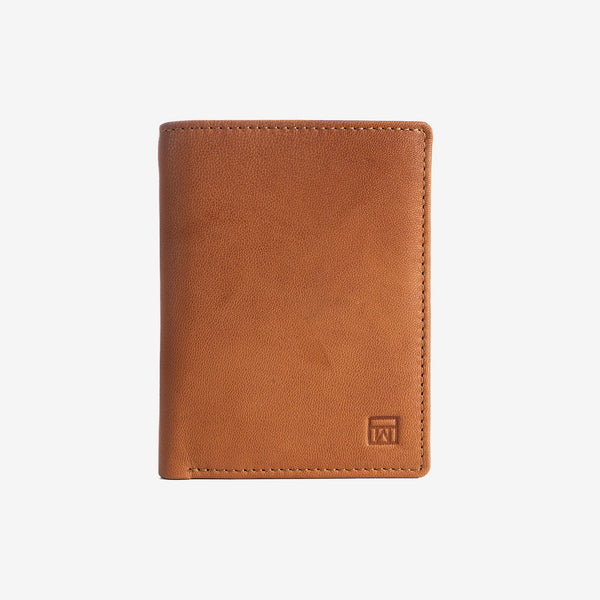Billetero en piel natural para hombre, Serie ANTIC-NAPPA/LEATHER. 8.5x11.5 cm