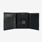 Billetero en piel natural para hombre, Serie ANTIC-NAPPA/LEATHER. 8.5x11.5 cm