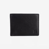 Billetero en piel natural para hombre, Serie ANTIC-NAPPA/LEATHER. 10.5x8 cm