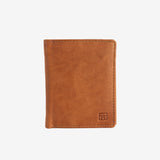 Billetero en piel natural para hombre, Serie ANTIC-NAPPA/LEATHER. DIMENSIONES: 8.5x11.5 cm