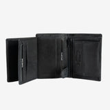 Billetero en piel natural para hombre, Serie ANTIC-NAPPA/LEATHER. DIMENSIONES: 8.5x11.5 cm