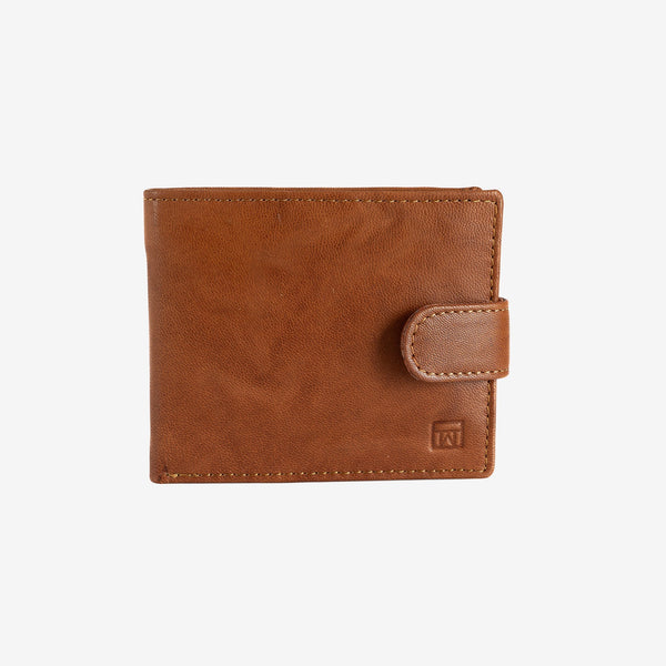 Billetero en piel natural para hombre, Serie ANTIC-NAPPA/LEATHER. DIMENSIONES: 10.5x8.5 cm