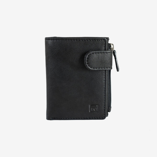 Billetero en piel natural para hombre, Serie ANTIC-NAPPA/LEATHER. 8x10.5 cm