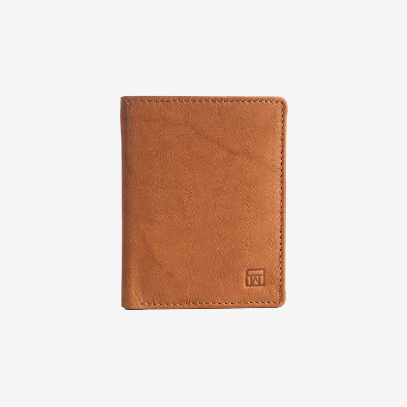 Billetero en piel natural para hombre, Serie ANTIC-NAPPA/LEATHER. 8.5x11 cm