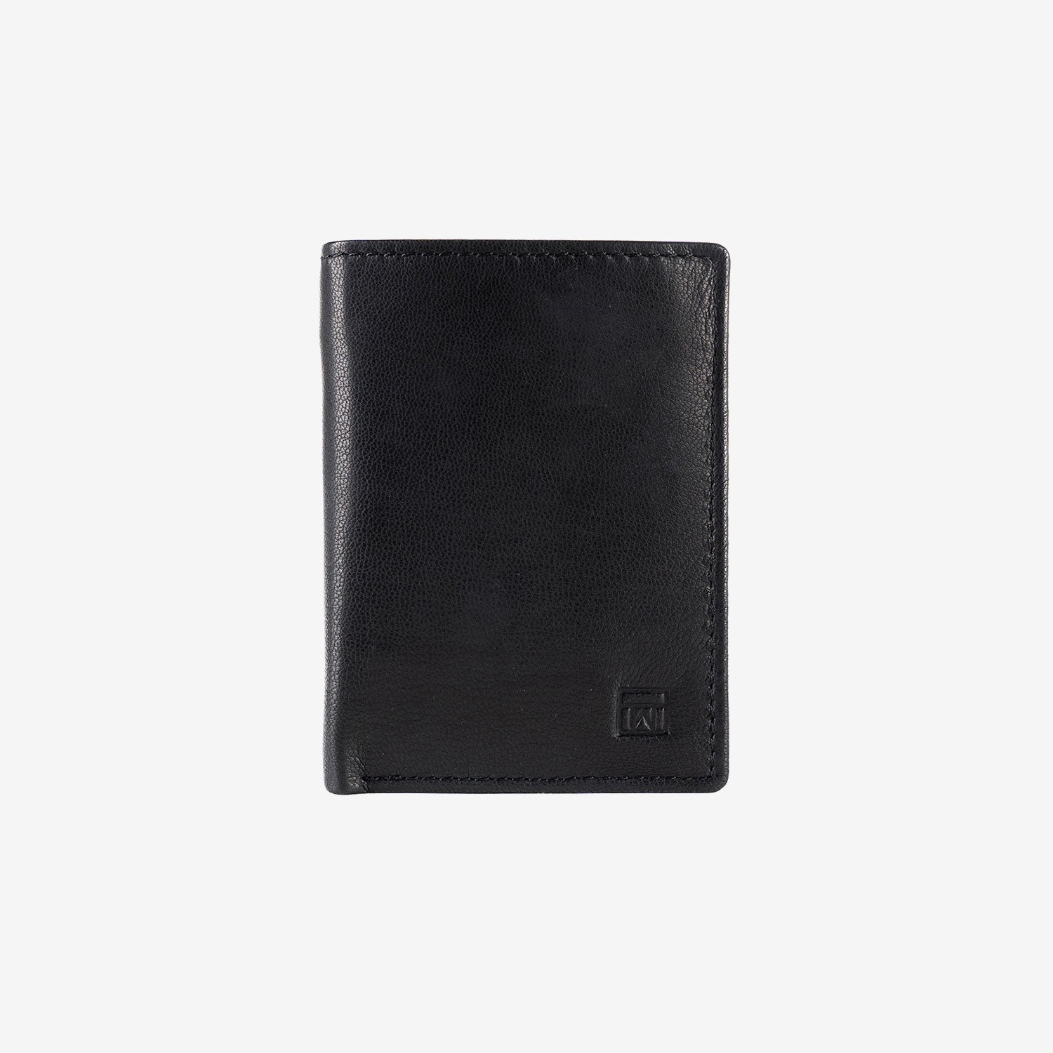 Billetero en piel natural para hombre, Serie ANTIC-NAPPA/LEATHER. 8.5x11 cm