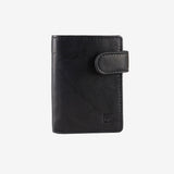 Billetero en piel natural para hombre, Serie ANTIC-NAPPA/LEATHER. 8x10.5 cm