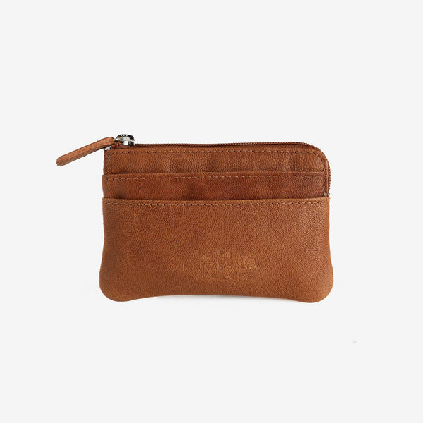 Monedero en piel natural para hombre, Serie ANTIC-NAPPA/LEATHER. DIMENSIONES: 11x7 cm