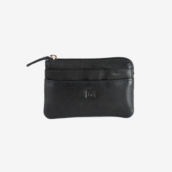 Monedero en piel natural para hombre, Serie ANTIC-NAPPA/LEATHER. DIMENSIONES: 11x7 cm