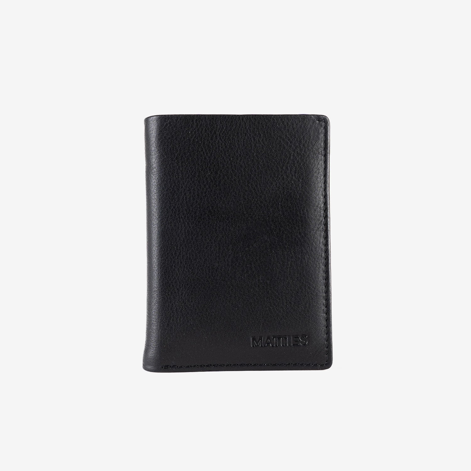 Billetero de piel para hombre, Serie spongy/leather. 8.5x10.5 cm