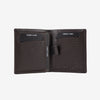 Billetero de piel para hombre, Serie spongy/leather. 9x10.5 cm