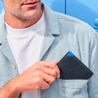 Men's wallet, Hudson series. 8.5 x 11.3 cm